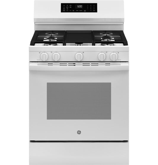 GE APPLIANCES GGF600AVWW Ge 30"" Free-standing Gas Convection Range With No Preheat Air FR...
