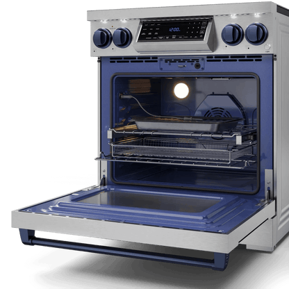 THOR KITCHEN RSE30BLU 30 Inch Professional Electric Range With Tilt Panel Touch Control I...