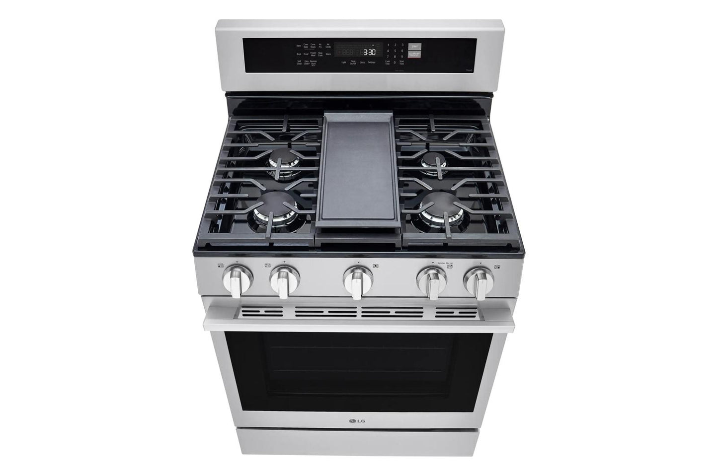 LG LRGN6325X 6.3 Cu. Ft. Smart Wi-fi Enabled Probake Convection Gas Range WIT...