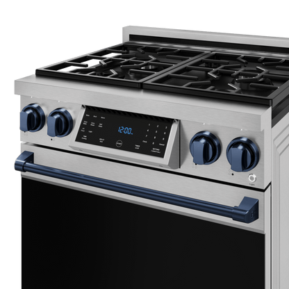 THOR KITCHEN RSG30BLU 30 Inch Professional Gas Range With Tilt Panel Touch Control In STA...