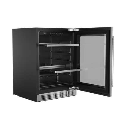 THOR KITCHEN TBR24US Thor Kitchen 24 Inch Professional Indoor Undercounter Beverage COOL...