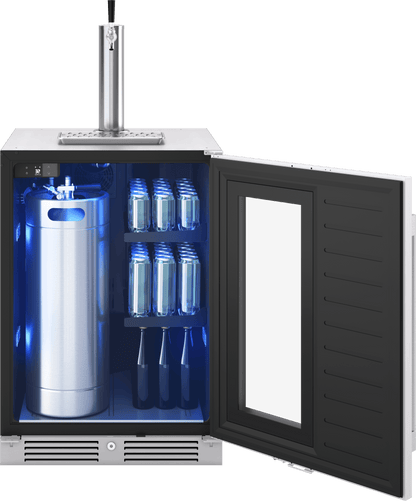 ZEPHYR PRKB24C01AG Zephyr 24"" Kegerator & Beverage Cooler