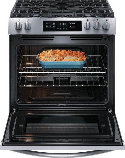 FRIGIDAIRE FCFG3062AS Frigidaire 30"" Front Control Gas Range With Quick Boil