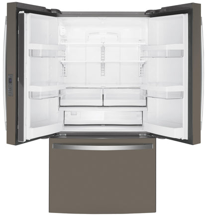 GE APPLIANCES GWE23GMNES Ge Energy Star 23.1 Cu. Ft. Counter-depth French-door REFRIGE...