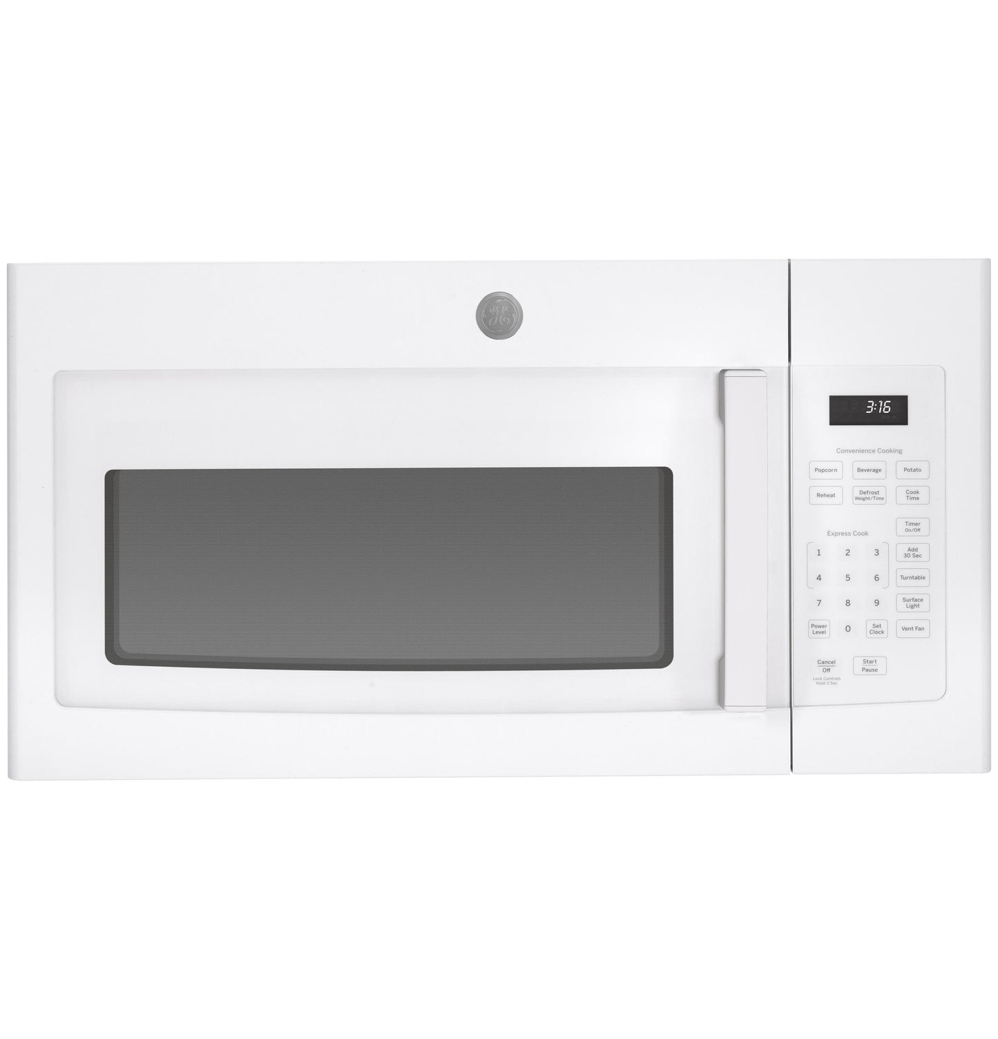 GE APPLIANCES JVM3160DFWW Ge 1.6 Cu. Ft. Over-the-range Microwave Oven