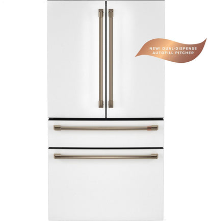 CAFE CGE29DP4TW2 Cafe Energy Star 28.7 Cu. Ft. Smart 4-door FRENCH-DOOR...