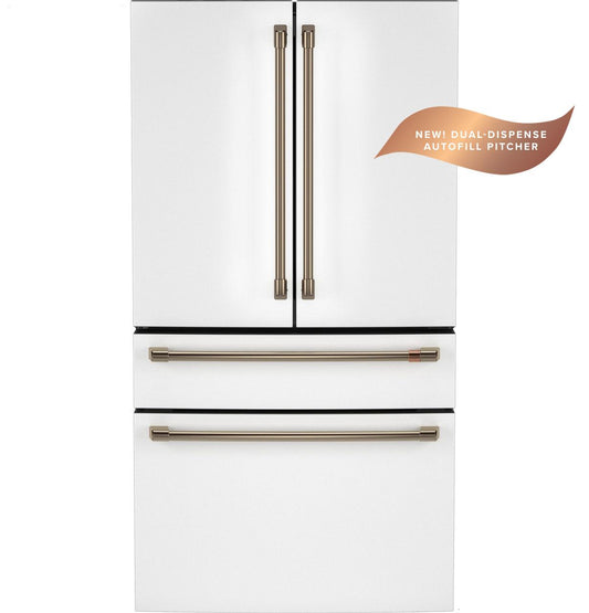 CAFE CGE29DP4TW2 Cafe Energy Star 28.7 Cu. Ft. Smart 4-door FRENCH-DOOR...