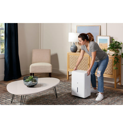 GE APPLIANCES ADHR22LB Ge 22 Pint Energy Star Portable Dehumidifier With Smart Dry F...