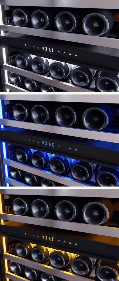 ZEPHYR PRW24F02CG Zephyr 24"" Full Size Dual Zone Wine Cooler