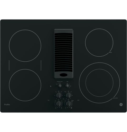 GE APPLIANCES PP9830DRBB GE Profile 30"" Downdraft Electric Cooktop