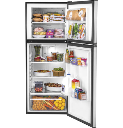 HAIER HA10TG21SS Haier 9.8 Cu. Ft. Top Mount Refrigerator - Stainless