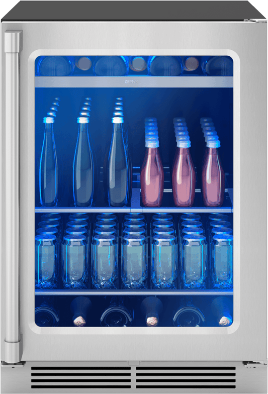 ZEPHYR PRPB24C01BG Zephyr 24"" Pro Single Zone Beverage Cooler