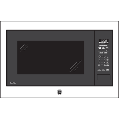 GE APPLIANCES PEB7227DLBB GE Profile Series 2.2 Cu. Ft. Built-in Sensor Microwave Oven