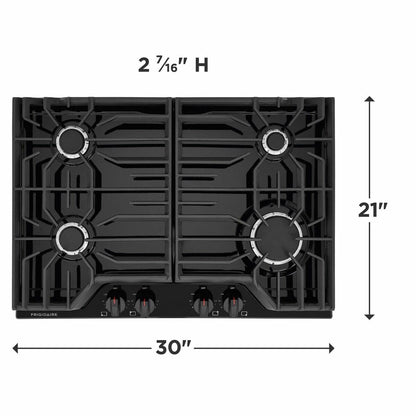 FRIGIDAIRE FCCG3027AB Frigidaire 30"" Gas Cooktop