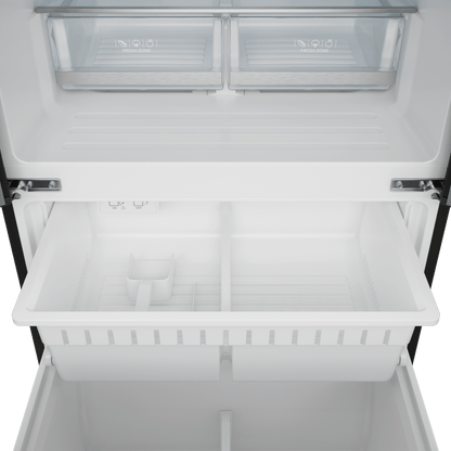 THOR KITCHEN RF3017FFD00 30 Inch 17.7 Cu Ft French Door Counter Depth Refrigerator With Ice ...