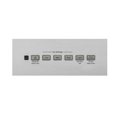 GE APPLIANCES UVW8361SLSS GE Appliances 36"" Designer Wall Mount Hood W/ Dimmable LED Lighting