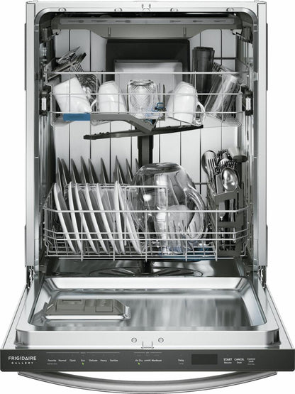FRIGIDAIRE GDSH4715AF Frigidaire Gallery 24"" Stainless Steel Tub Built-in Dishwasher WITH...