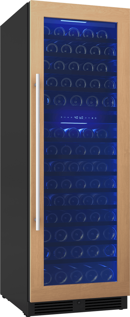 ZEPHYR PRW24F02CPG Zephyr 24"" Full Size Panel Ready Dual Zone Wine Cooler