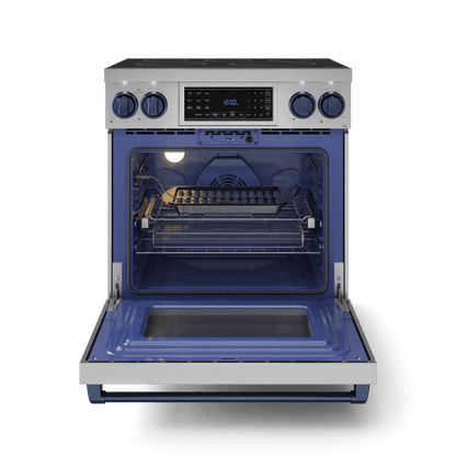 THOR KITCHEN RSE30BLU 30 Inch Professional Electric Range With Tilt Panel Touch Control I...