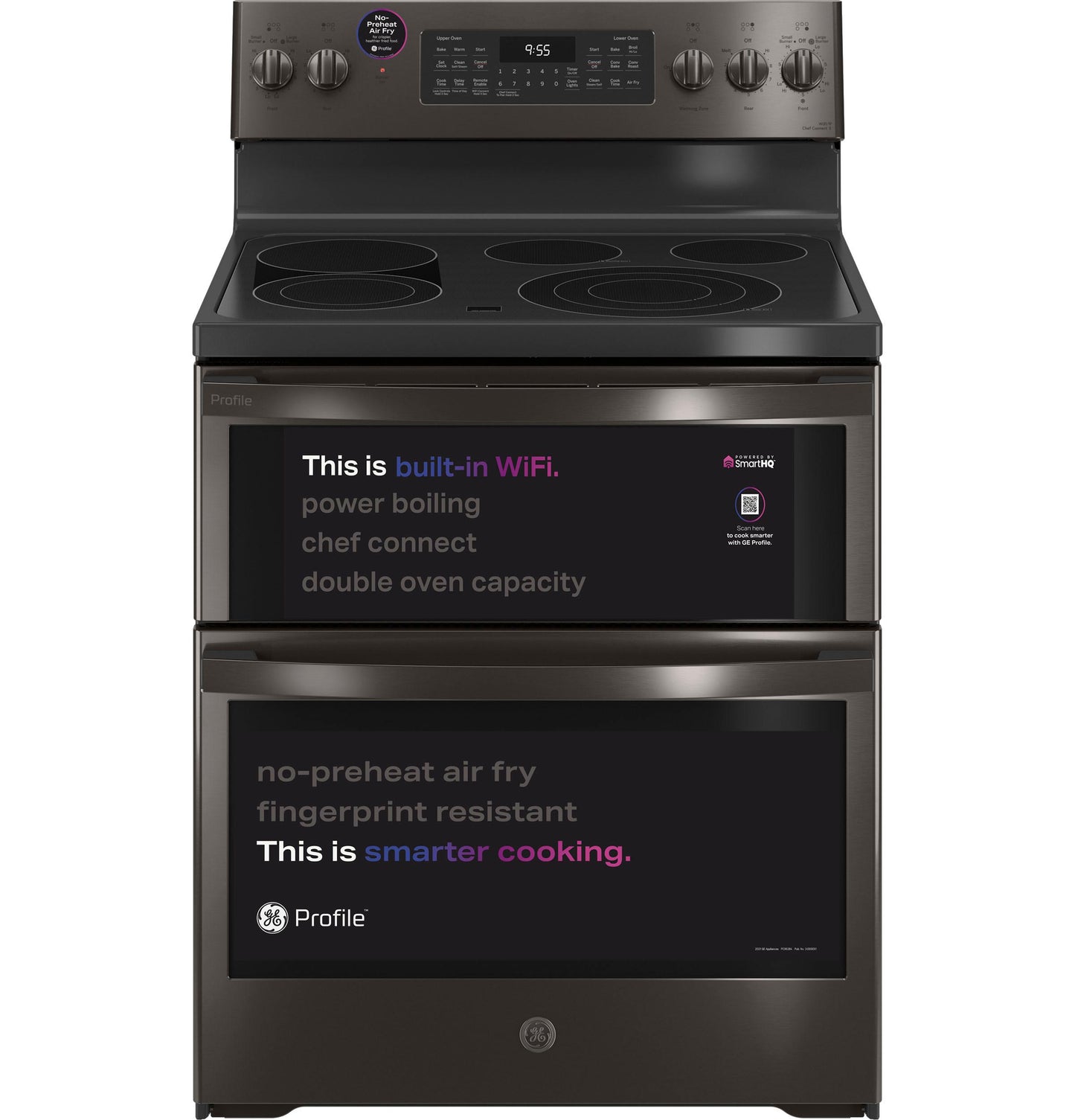 GE APPLIANCES PB965BPTS GE Profile 30"" Smart Free-standing Electric Double Oven CONVECT...