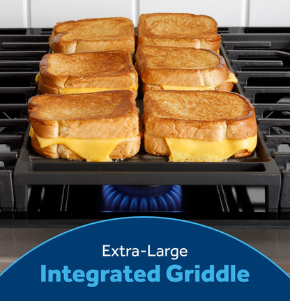 GE APPLIANCES GGS500PVSS Ge 30"" Slide-in Front-control Gas Range With Crisp Mode