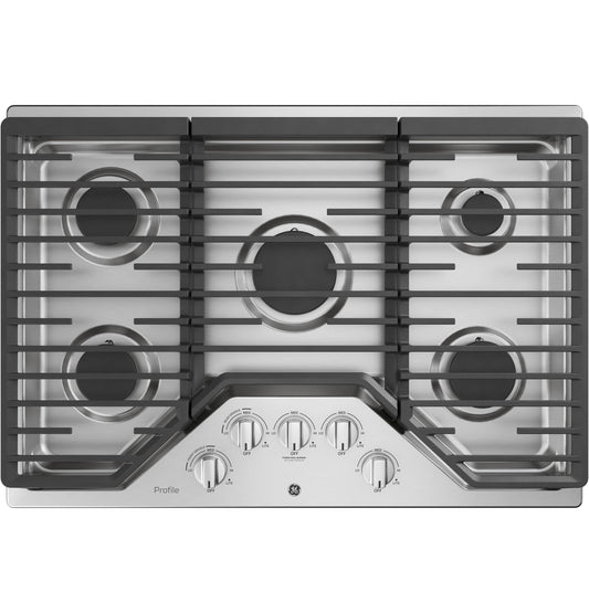 GE APPLIANCES PGP7030SLSS GE Profile Series 30"" Built-in Gas Cooktop