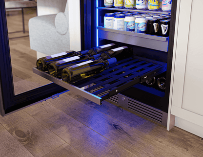 ZEPHYR PRB24F01BG Zephyr 24"" Full Size Single Zone Beverage Cooler