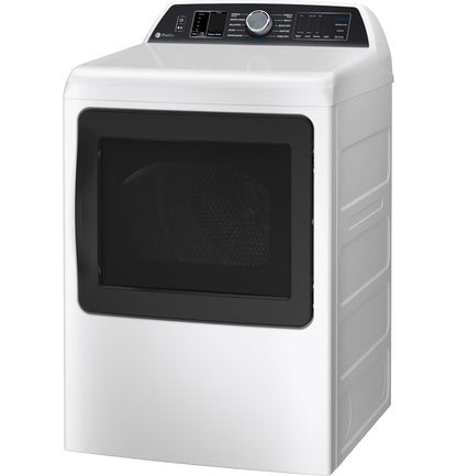 GE APPLIANCES PTD70GBSTWS GE Profile 7.4 Cu. Ft. Capacity Smart Aluminized Alloy Drum GAS...