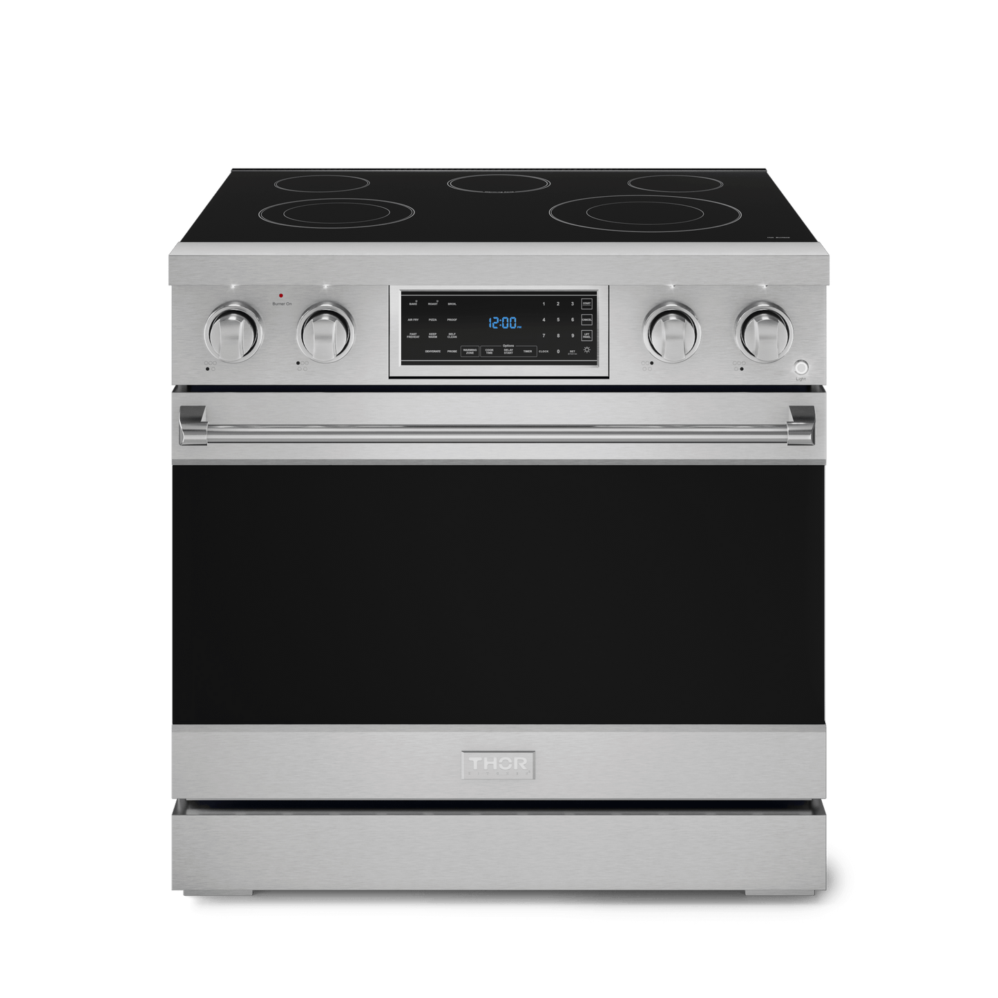 THOR KITCHEN RSE36 36 Inch Professional Electric Range With Tilt Panel Touch Control I...