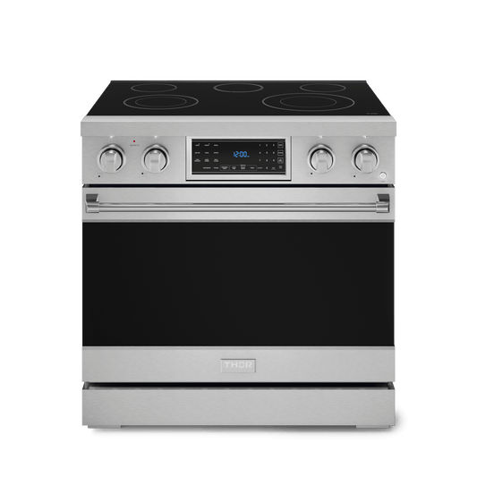 THOR KITCHEN RSE36 36 Inch Professional Electric Range With Tilt Panel Touch Control I...