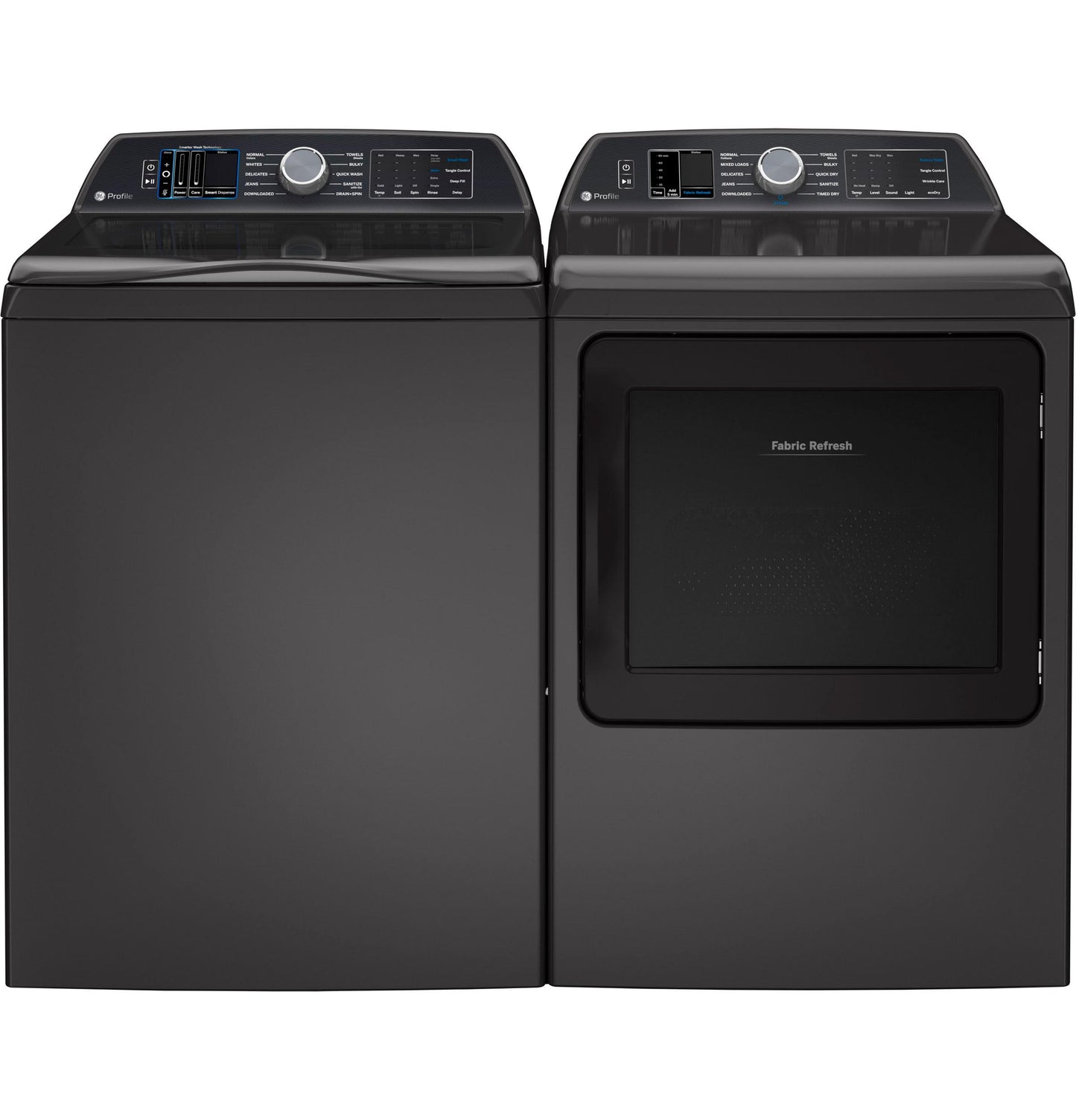 GE APPLIANCES PTW905BPTDG GE Profile 5.3 Cu. Ft. Capacity Washer With Smarter Wash TECHNO...