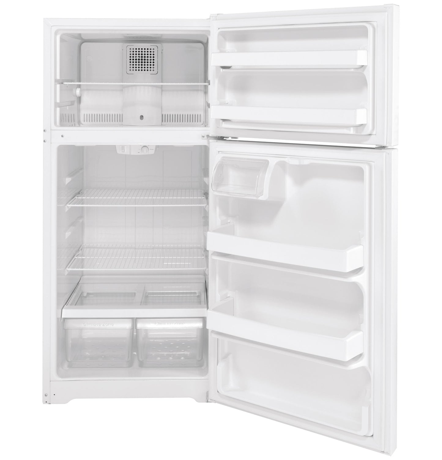 GE APPLIANCES GTE16DTNRWW Ge Energy Star 15.6 Cu. Ft. Top-freezer Refrigerator