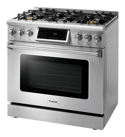 THOR KITCHEN TRG3601 Thor Kitchen 36 Inch Tilt Panel Gas Range