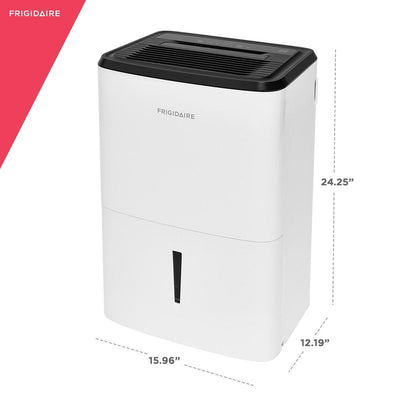 FRIGIDAIRE FFAD5034W1 Frigidaire 50 Pint 3-in-1 Dehumidifier (energy Star Most Efficient)