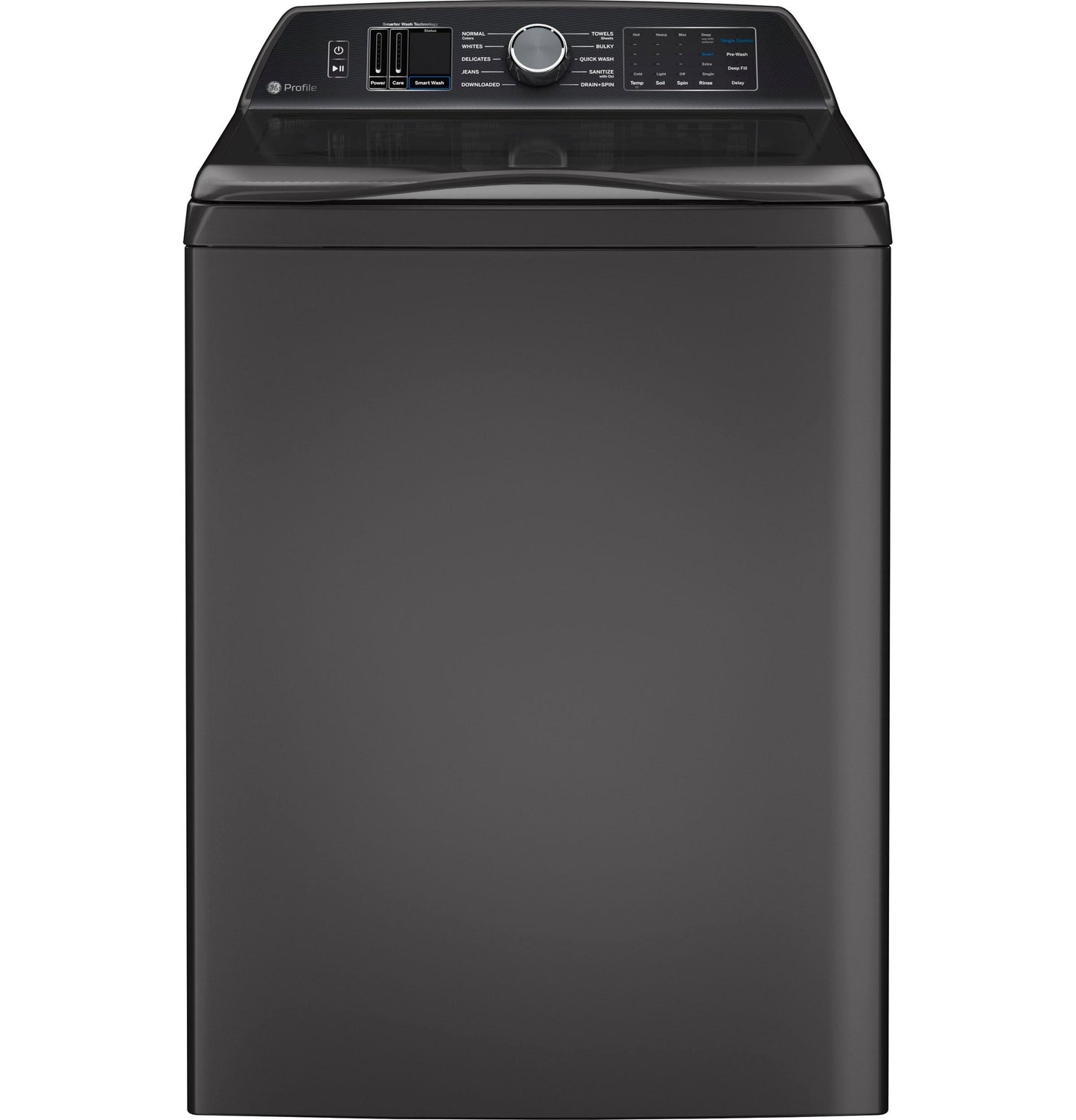GE APPLIANCES PTW705BPTDG GE Profile 5.3 Cu. Ft. Capacity Washer With Smarter Wash TECHNO...