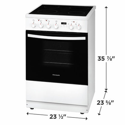 FRIGIDAIRE FCFE2425AW Frigidaire 24'' Freestanding Electric Range