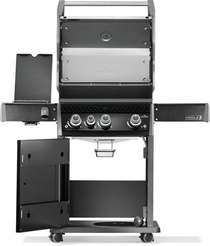 NAPOLEON BBQ RP425SIBNK2 Rogue Pro 425 Sib With Infrared Side Burner , Natural Gas, Black
