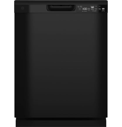 GE APPLIANCES GDF550PGRBB Ge Front Control With Plastic Interior Dishwasher With Sanitize ...