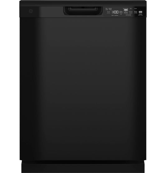 GE APPLIANCES GDF550PGRBB Ge Front Control With Plastic Interior Dishwasher With Sanitize ...