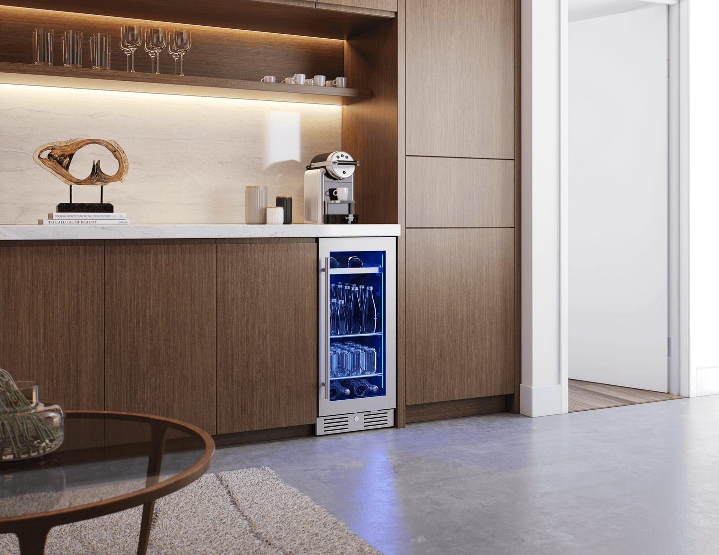 ZEPHYR PRB15C01CG Zephyr 15"" Single Zone Beverage Cooler