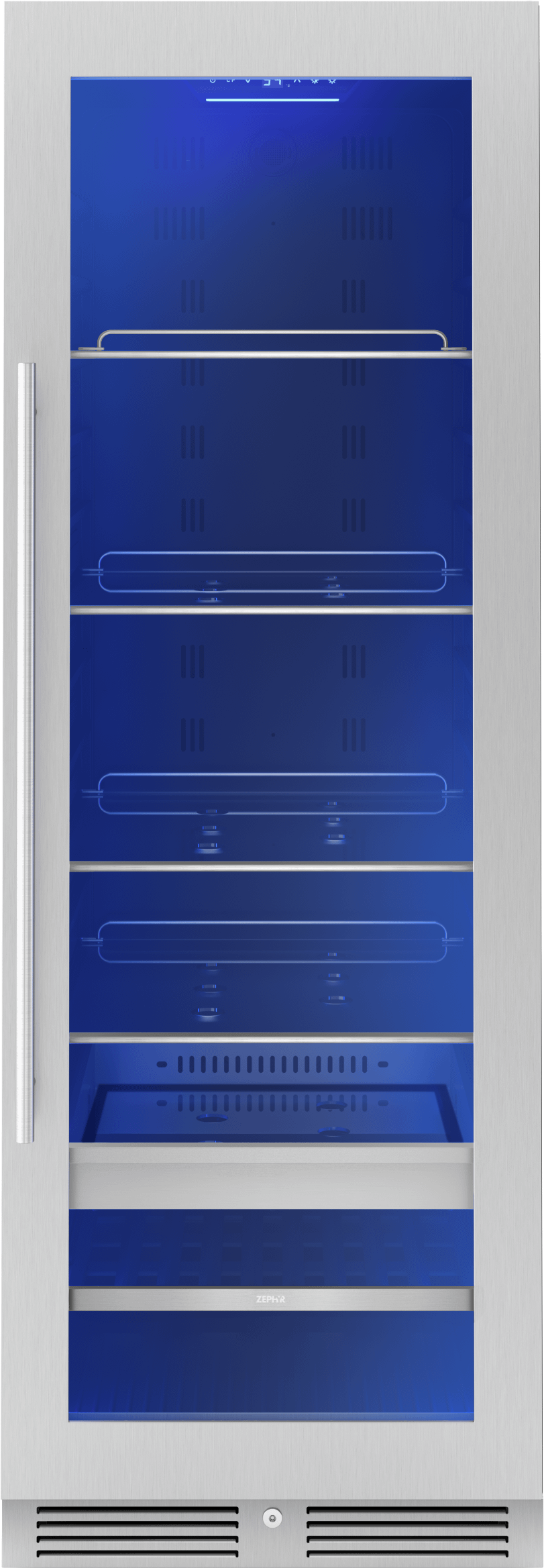 ZEPHYR PRB24F01BG Zephyr 24"" Full Size Single Zone Beverage Cooler