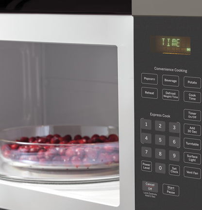 GE APPLIANCES JVM3160EFES Ge 1.6 Cu. Ft. Over-the-range Microwave Oven