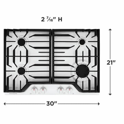 FRIGIDAIRE FCCG3027AW Frigidaire 30"" Gas Cooktop