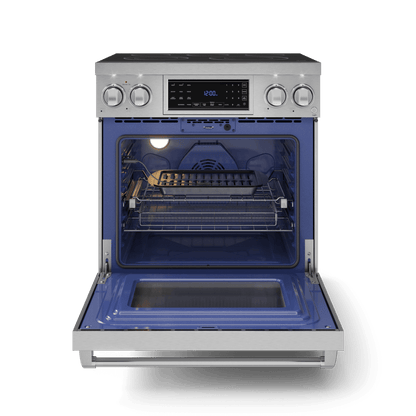 THOR KITCHEN RSE30 30 Inch Professional Electric Range With Tilt Panel Touch Control I...