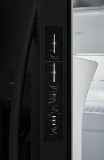 FRIGIDAIRE FRSS2323AB Frigidaire 22.3 Cu. Ft. 33'' Standard Depth Side By Side Refrigerator