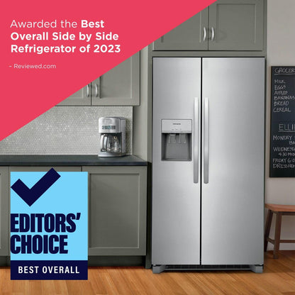 FRIGIDAIRE FRSS2623AS Frigidaire 25.6 Cu. Ft. 36'' Standard Depth Side By Side Refrigerator
