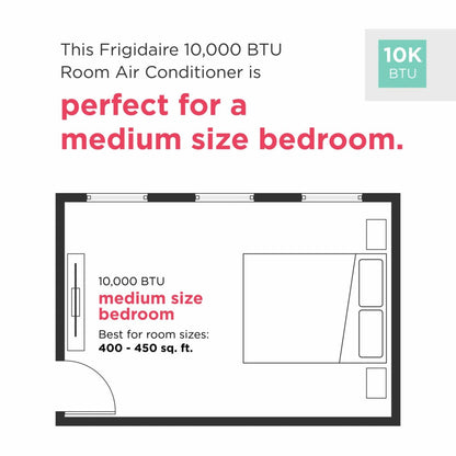 FRIGIDAIRE FHTC103WB2 Frigidaire 10,000 BTU Through the Wall Room Air Conditioner 208/230 V