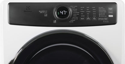 ELECTROLUX ELFG7738AW Electrolux Front Load Perfect Steam Gas Dryer With Luxcare D...