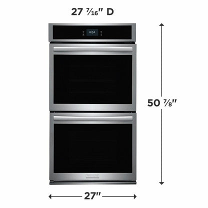 FRIGIDAIRE GCWD2767AF Frigidaire Gallery 27'' Double Electric Wall Oven With Total CONVEC...
