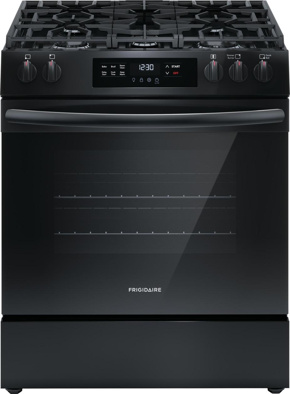 FRIGIDAIRE FCFG3062AB Frigidaire 30"" Front Control Gas Range With Quick Boil